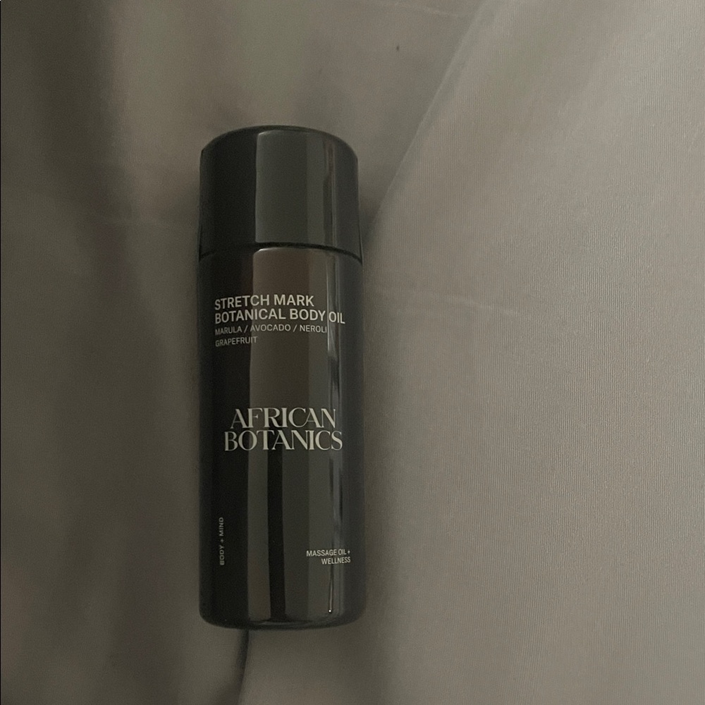African Botanics Stretch Mark Botanical Body Oil - Black